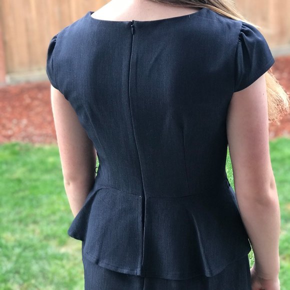 ✨✨connected apparel Midi Peplum Dress NWT✨✨ - Picture 6 of 9